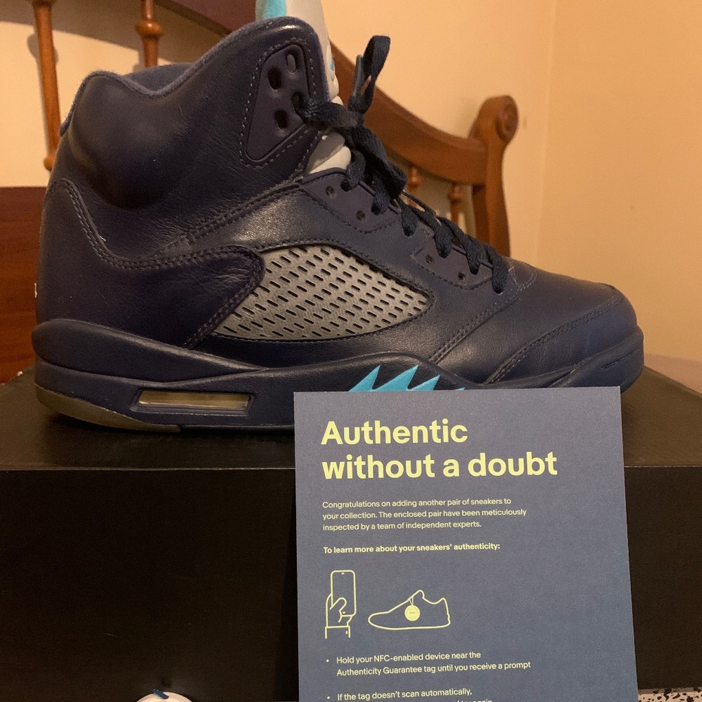 Mens Jordan 5 “Pre-Grape” size 10.5